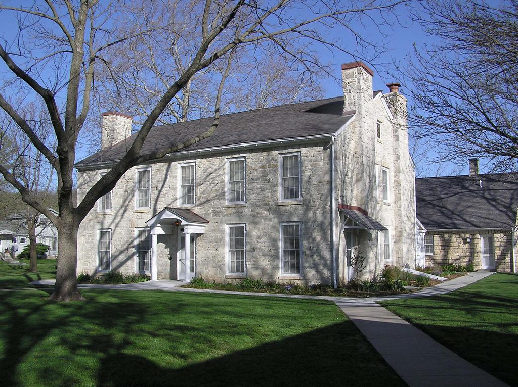 The Kaw Indian Mission, which was originally a school for Kaw Indians. [source](https://www.kshs.org/p/american-indian-homes-in-kansas-kaw-mission/11863)